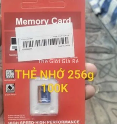 Thẻ nhớ 256g giá 100k